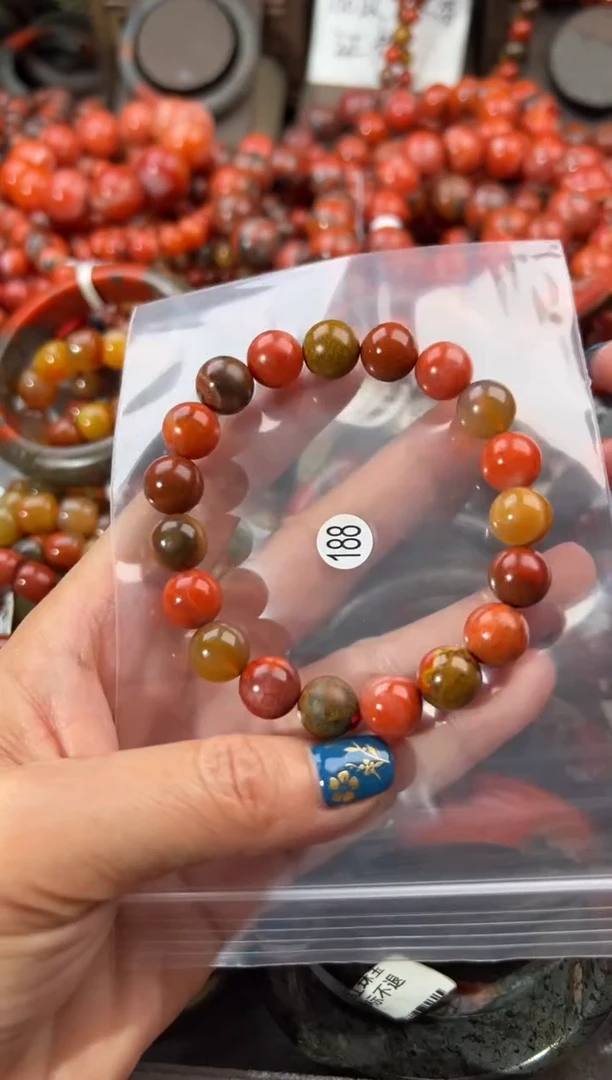 未镶嵌手串南红玛瑙10+