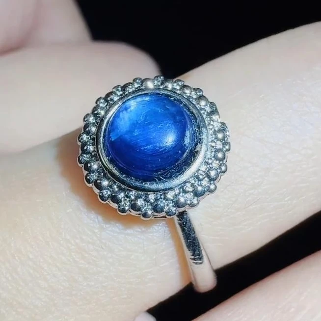 江德洋珠宝CT11184蓝晶石戒指-送礼佳品