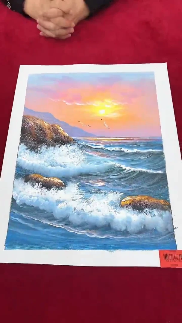 国画国画杨风顺绘画1pc油画山水