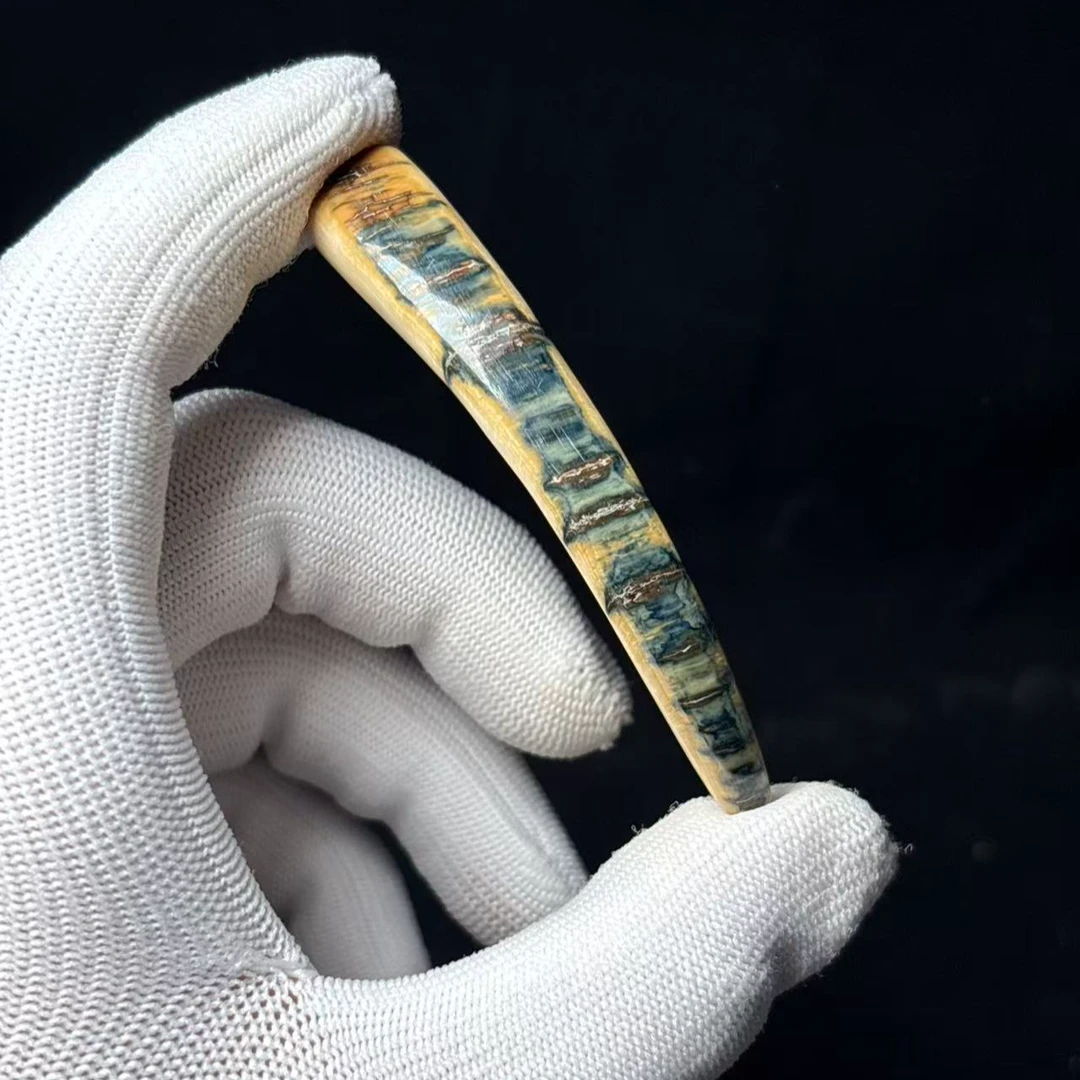 丰骨「猛犸象牙·牙尖」Y879 76*12mm 材质保真 假一罚四