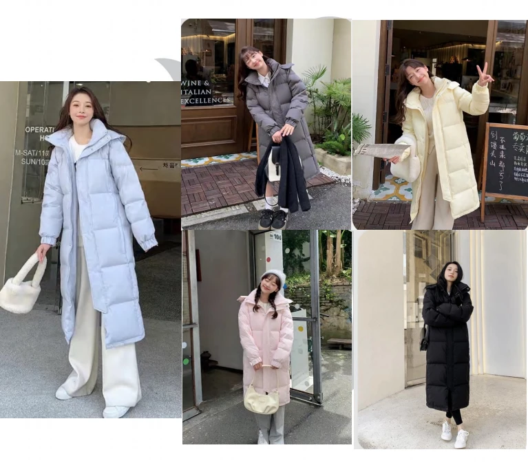 【珀嫚服饰】2024冬季上新时尚保暖修身显瘦羽绒服JY651-JY700