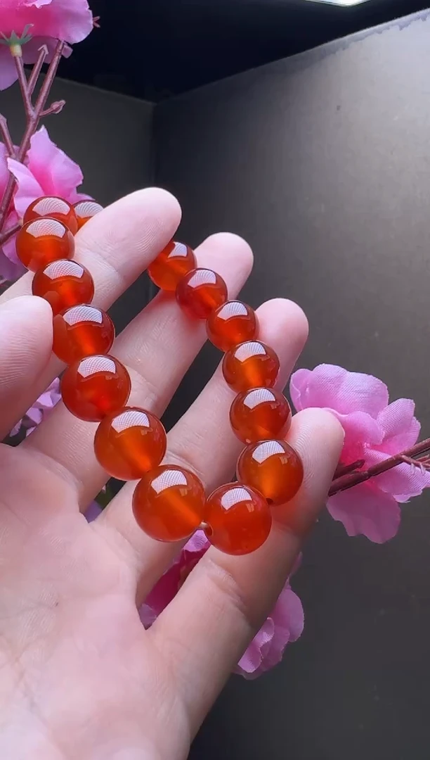 玛瑙/玉髓手串未镶嵌S6152-手串