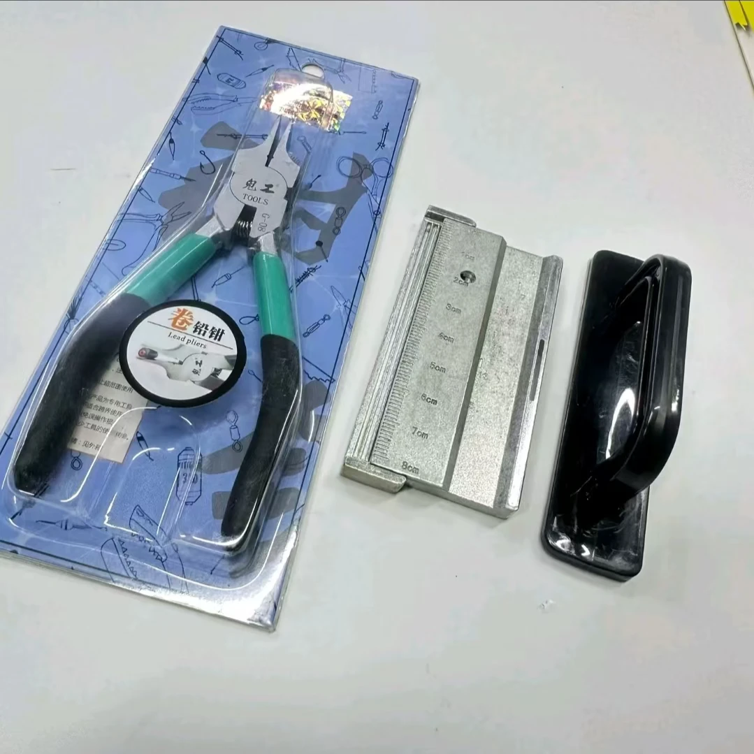 鬼工茗凯旋平口卷铅钳子套装 卷铅收边器卷铅钳子