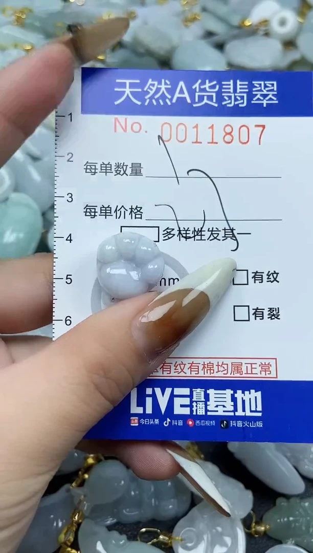 【闪购商品】翡翠颈饰未镶嵌天然A货翡翠