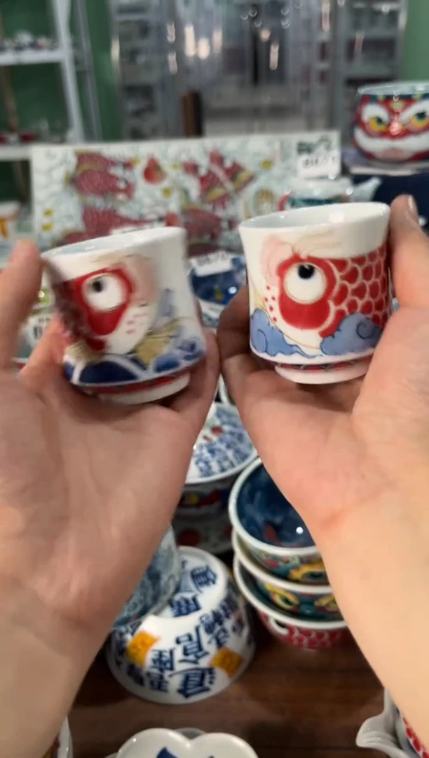 昨明景德镇陶瓷：两个一组  乘风破浪