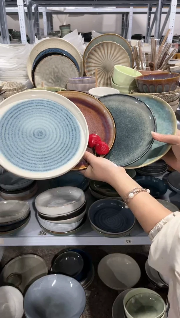 【闪购商品】瓷片外贸尾货瑕疵满20包邮X4 小盘组合