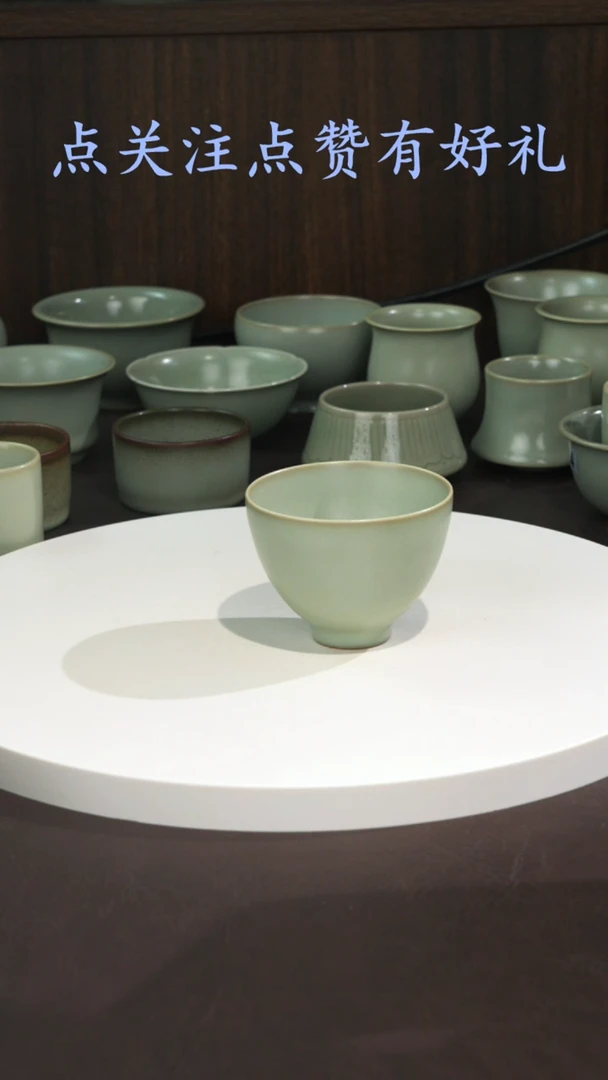 晧*宣宝汝瓷原矿原釉手工作品微瑕