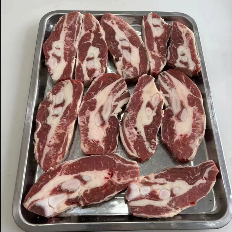 【5斤】原切牛腹肋排带骨牛肉原切切大块肉香十足厂家直发不注水