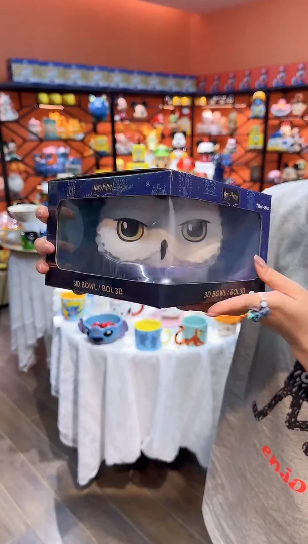 瓷片@@哈利波特海德威陶瓷零食碗