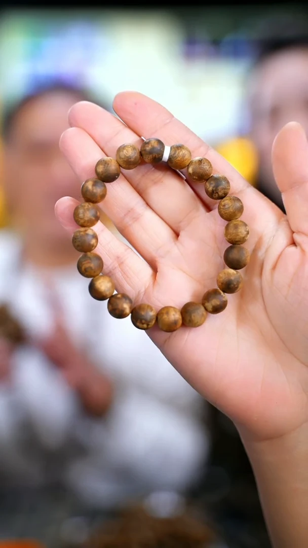 【沉香女儿】1.0古董香圆珠单圈