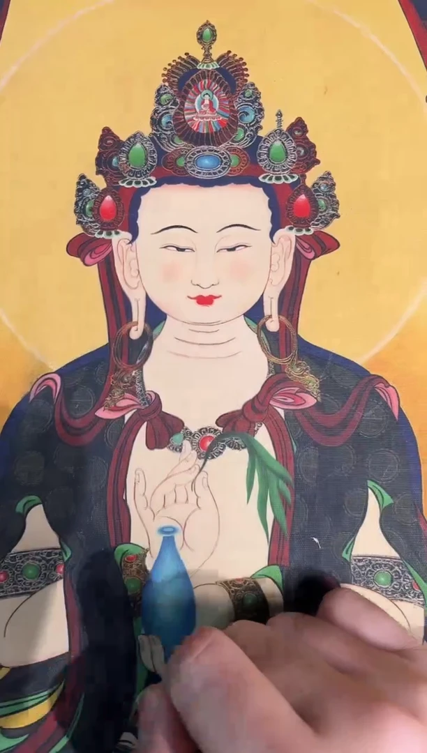 卷轴画路路的唐卡tk160