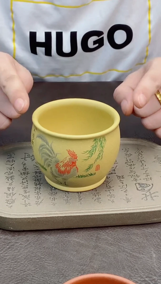 茶杯紫砂宜兴原矿紫砂
