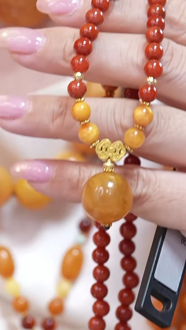 蜜蜡颈饰未镶嵌7788天然蜜蜡珠宝奇石云端妖孽全部保真