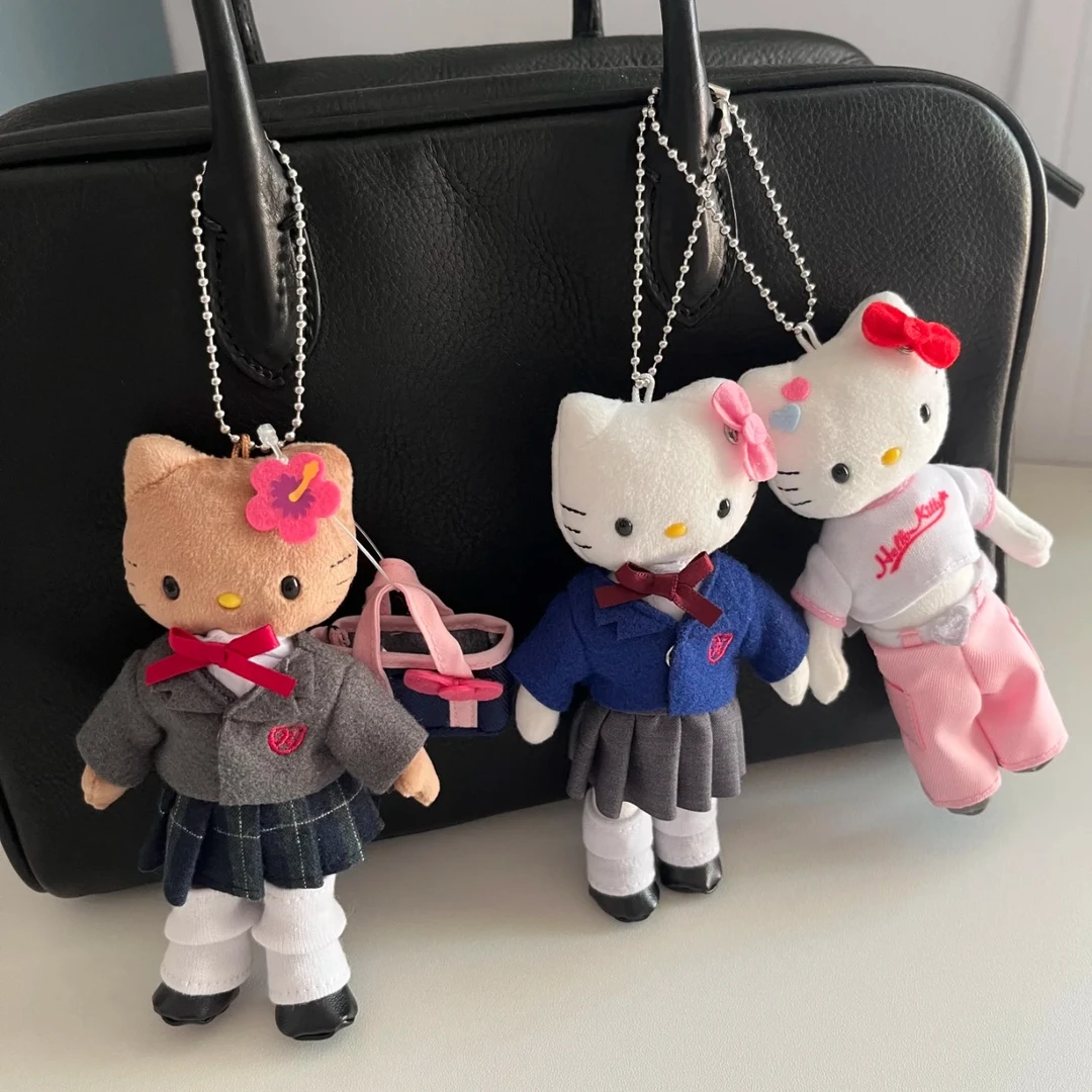 【韩国限定】Hello Kitty 长腿Kitty 钥匙扣玩偶