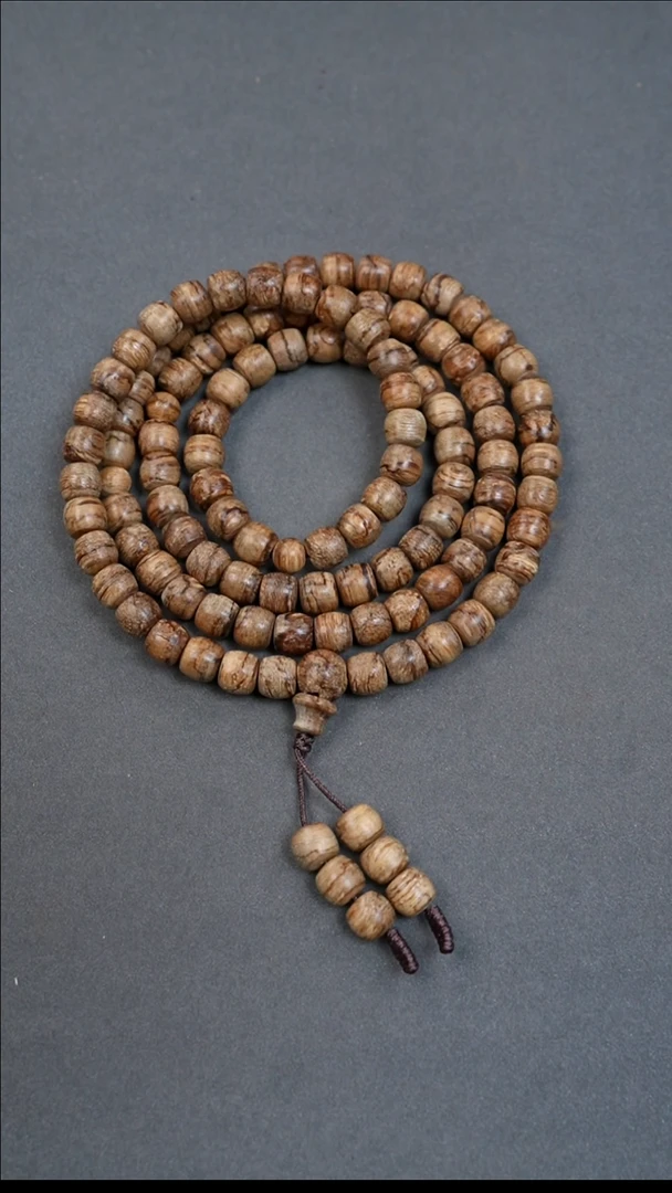 沉香沉香碎屑6mm马尼涝桶珠多圈13.09g