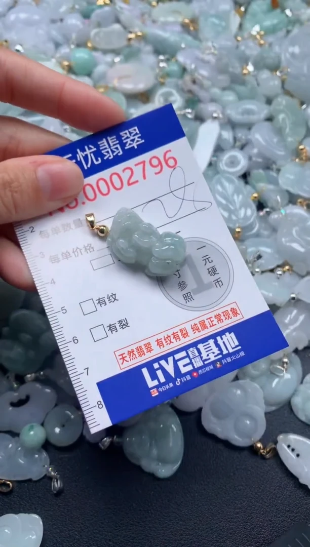 颈饰未镶嵌翡翠2796