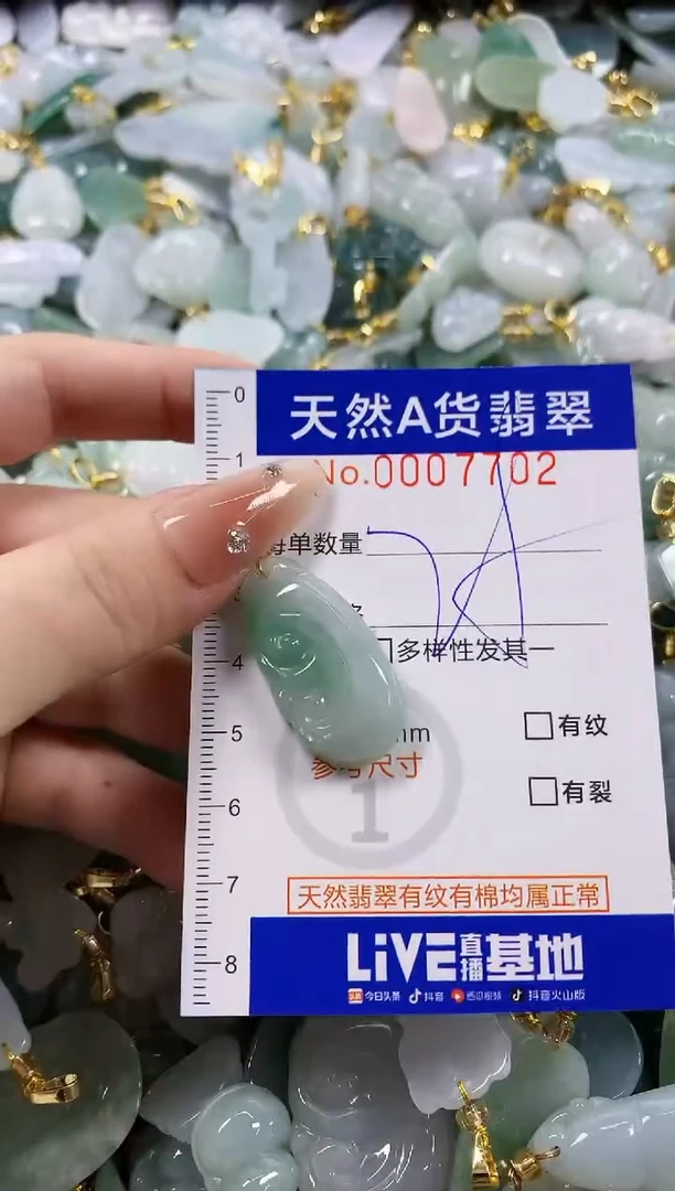 颈饰未镶嵌翡翠天然A货翡翠