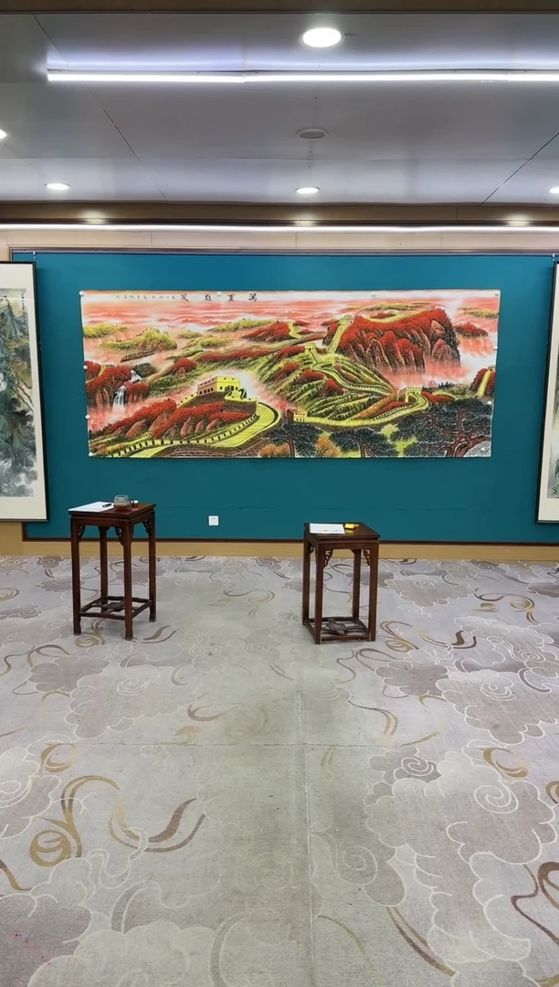 绘画Y-王红兵-大丈二-山水画