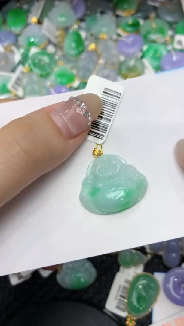 【闪购商品】翡翠颈饰18K金镶嵌222222222