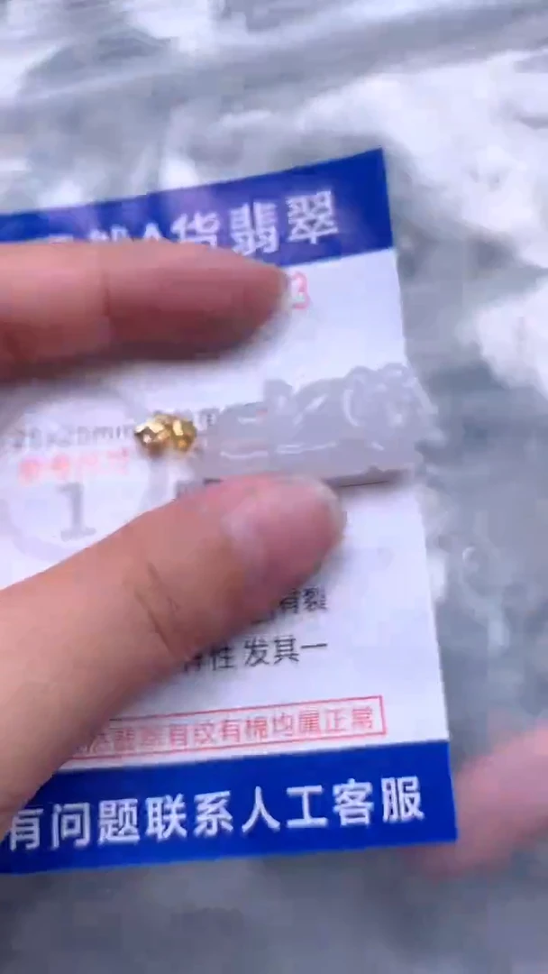 翡翠未镶嵌吊坠(不含链)1