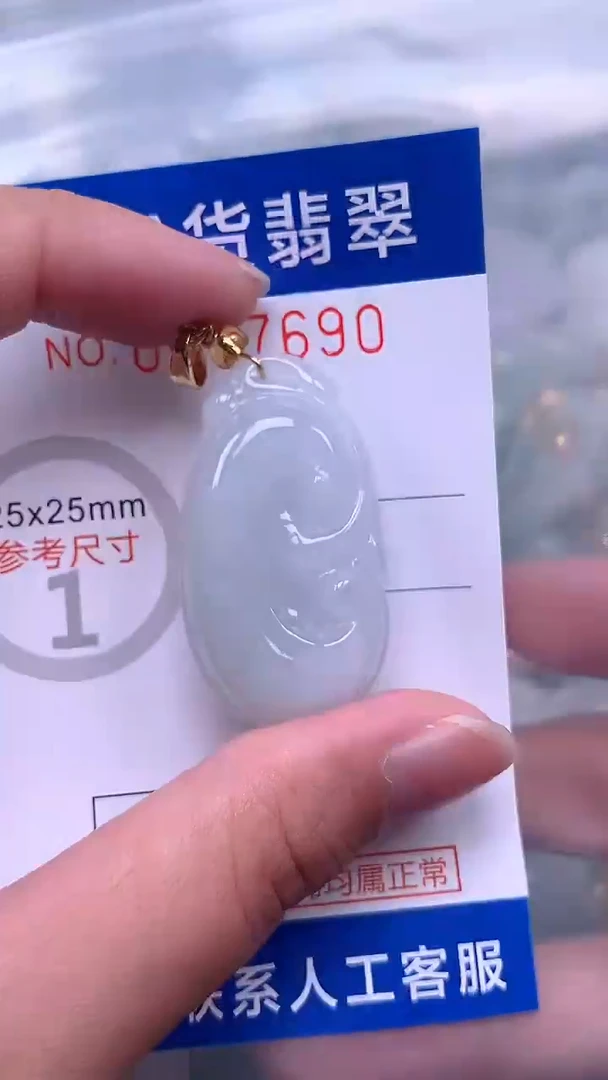 翡翠未镶嵌吊坠(不含链)11