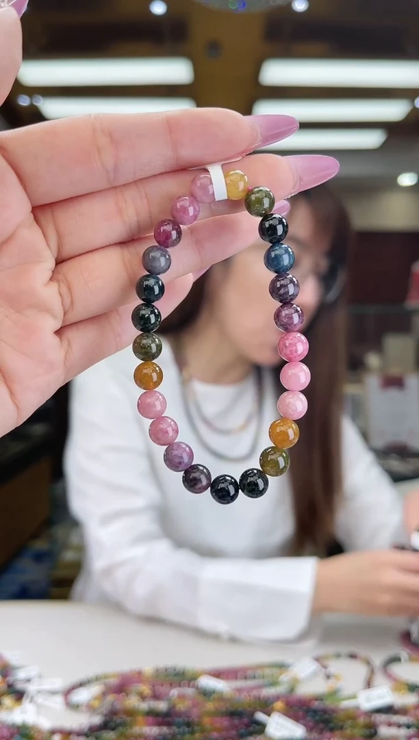 【闪购商品】碧玺/未镶嵌77mm+碧玺单圈多样性发货7