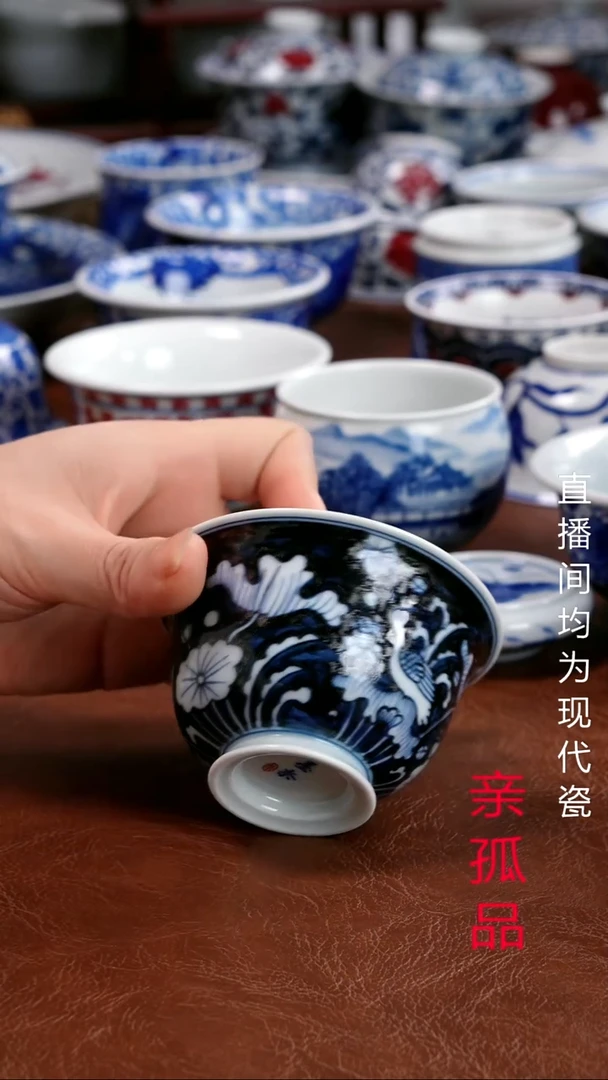 景德镇高端茶器景德镇墨奈纯手工手绘高端茶器