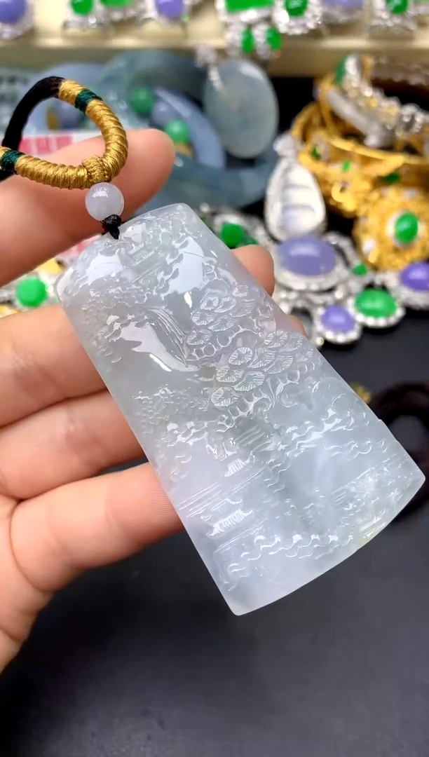 颈饰未镶嵌翡翠258-中国好珍宝