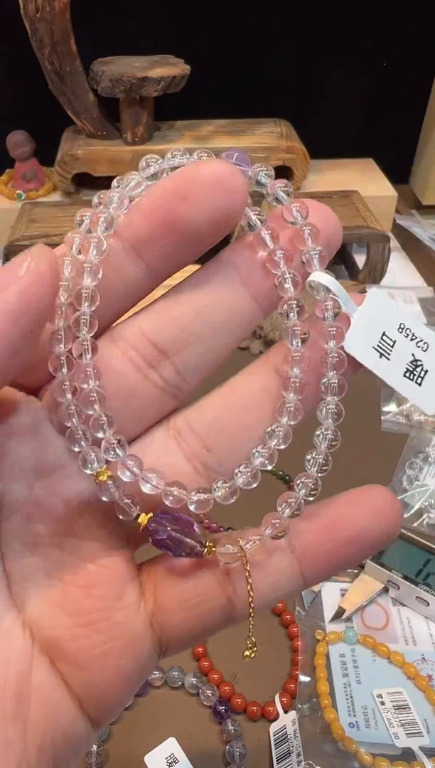 水晶手链未镶嵌手饰@@C2458