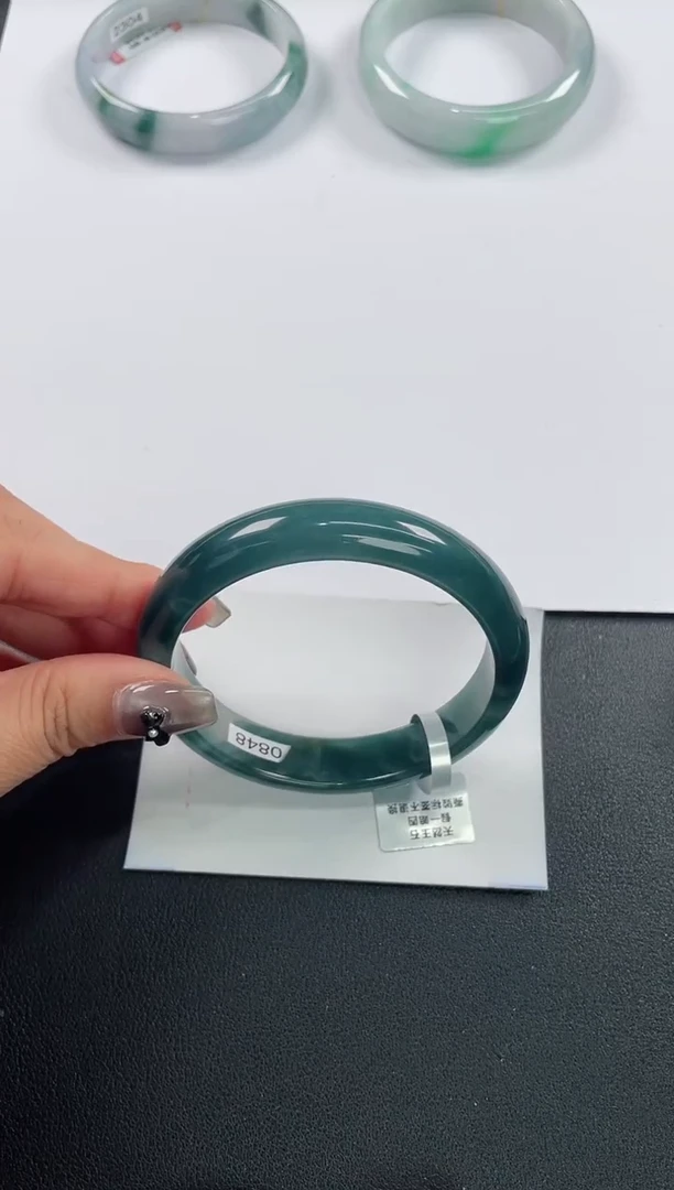 未镶嵌手镯翡翠基地发货H8981 59+