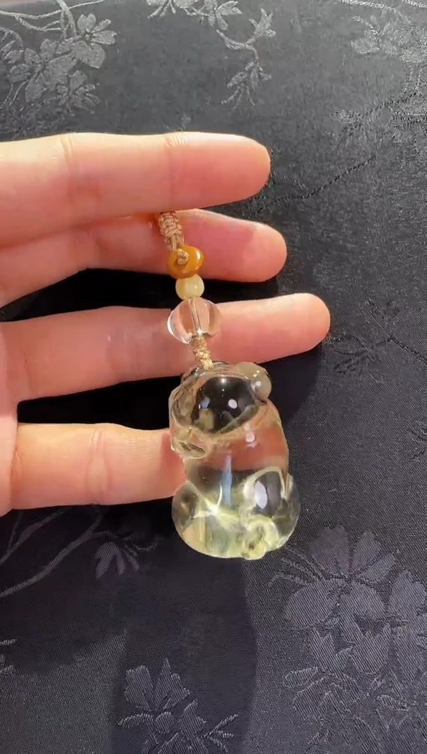 颈饰未镶嵌水晶小猪款