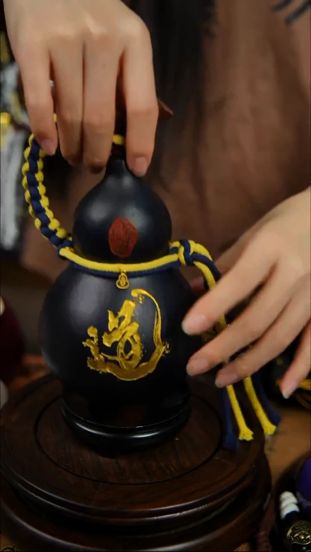 569号450ml左右非遗大漆酒葫芦