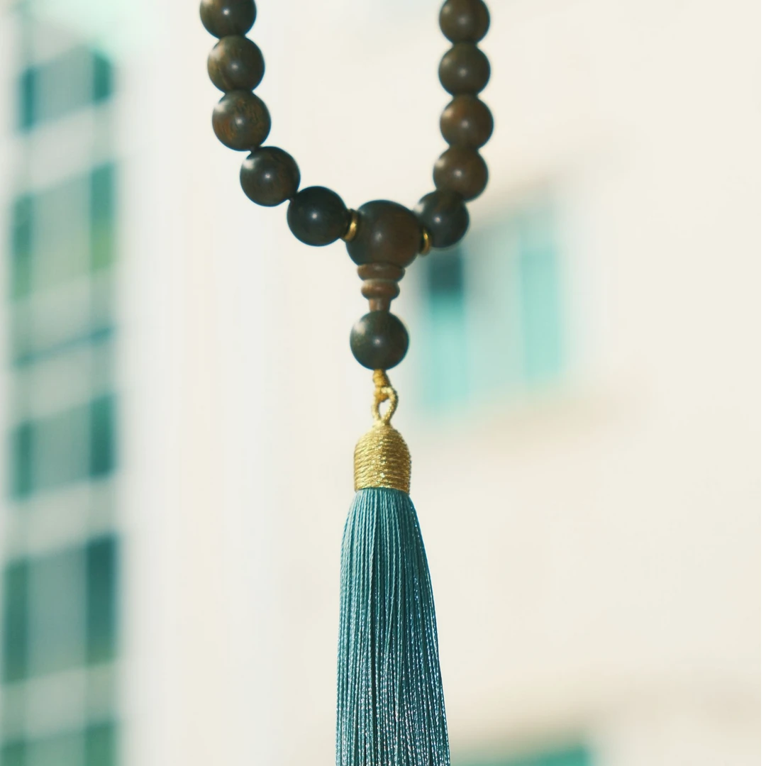 复古老桩檀木夜光珠DIY手工串珠手持饰品摆件老料手持可盘