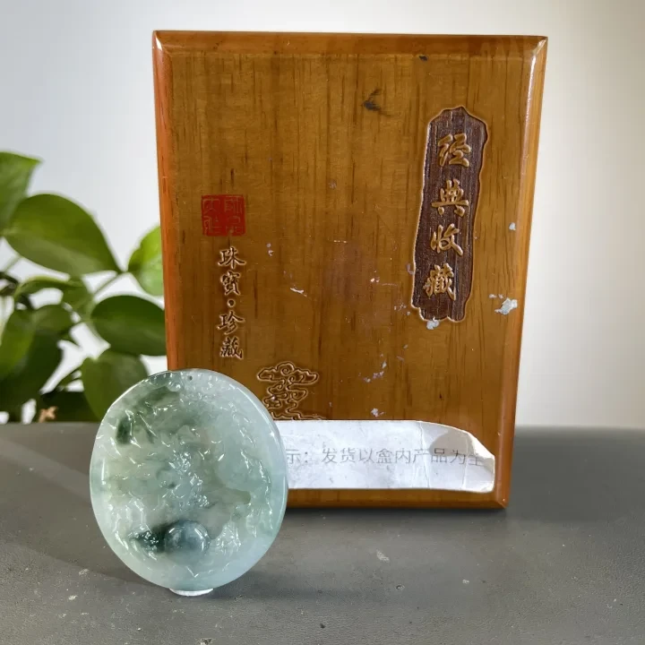 JCW10-280 H 天然缅甸A货翡翠