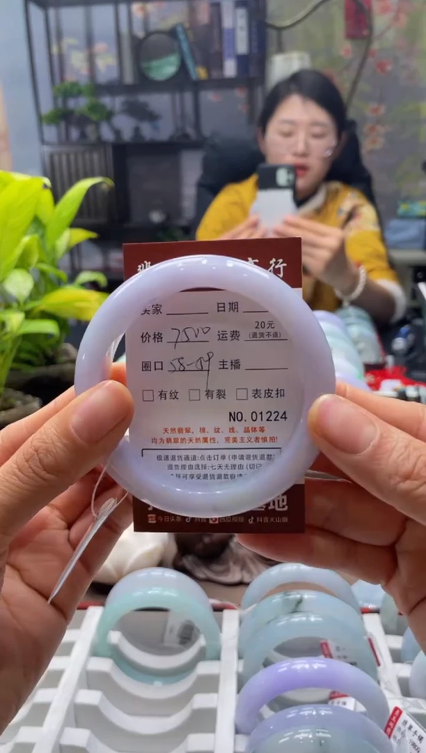 未镶嵌手镯翡翠1224***