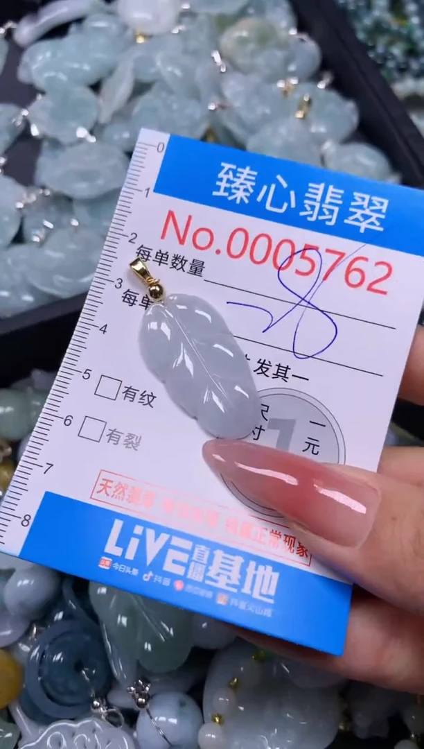 【闪购商品】翡翠颈饰未镶嵌含绳0005762