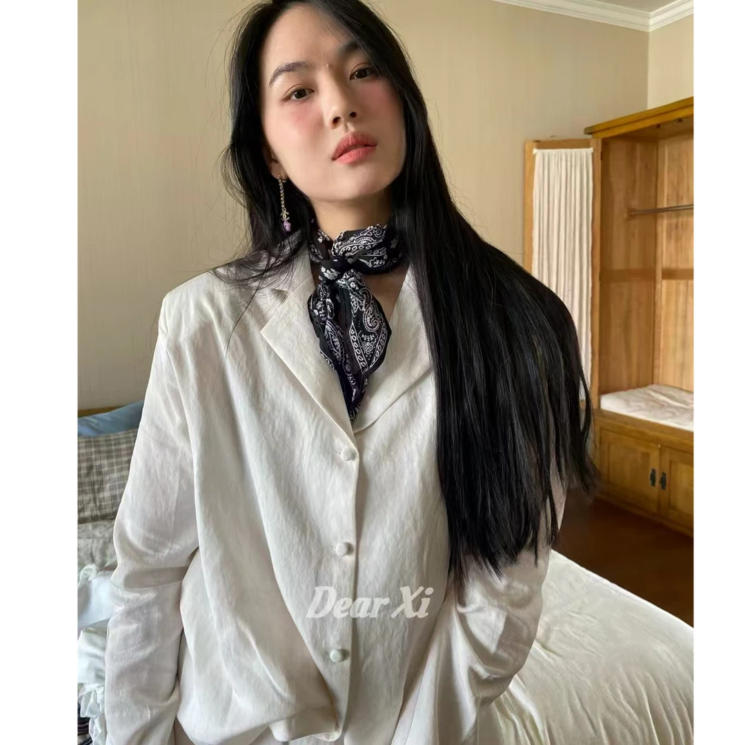 喜家-春季新款西装版型简约风衬衣#0880