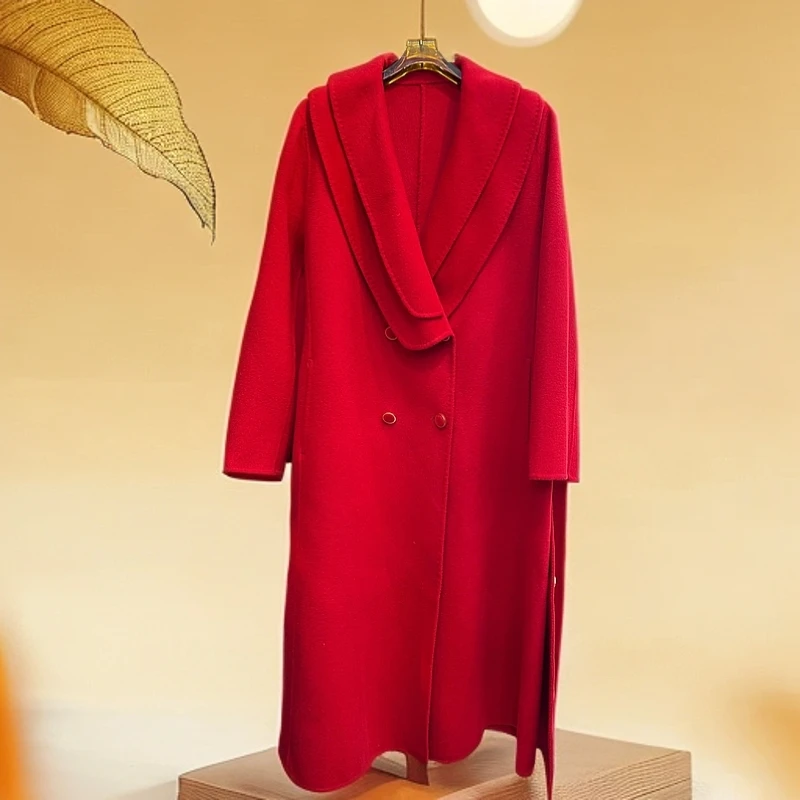 同城#实体店#双面羊毛大衣120cm