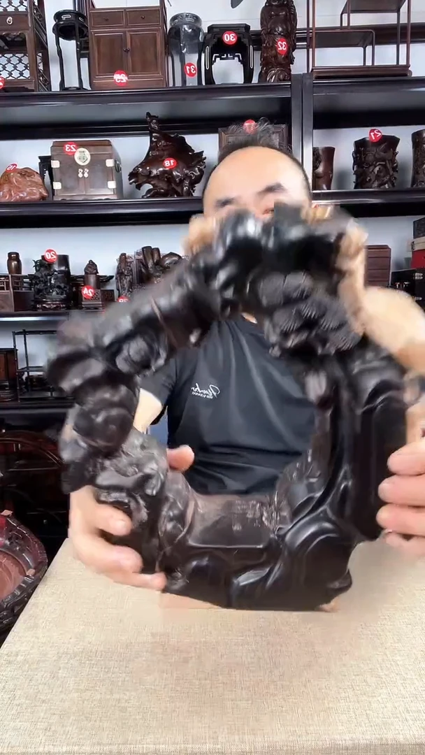 木931瑕疵老李红木工艺品