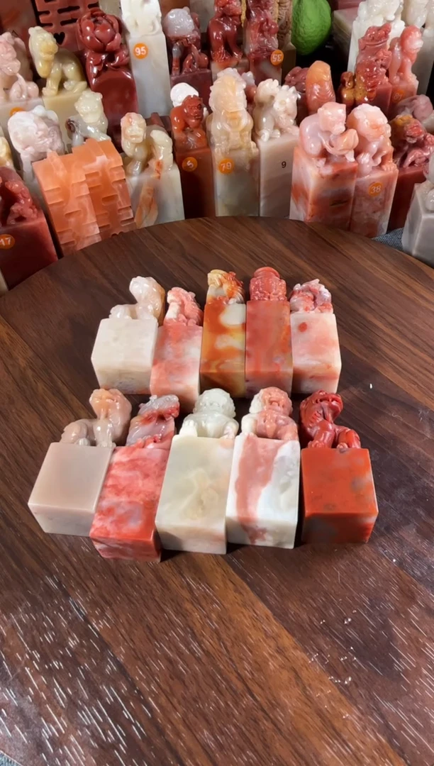 老挝石印石悟*10个印章