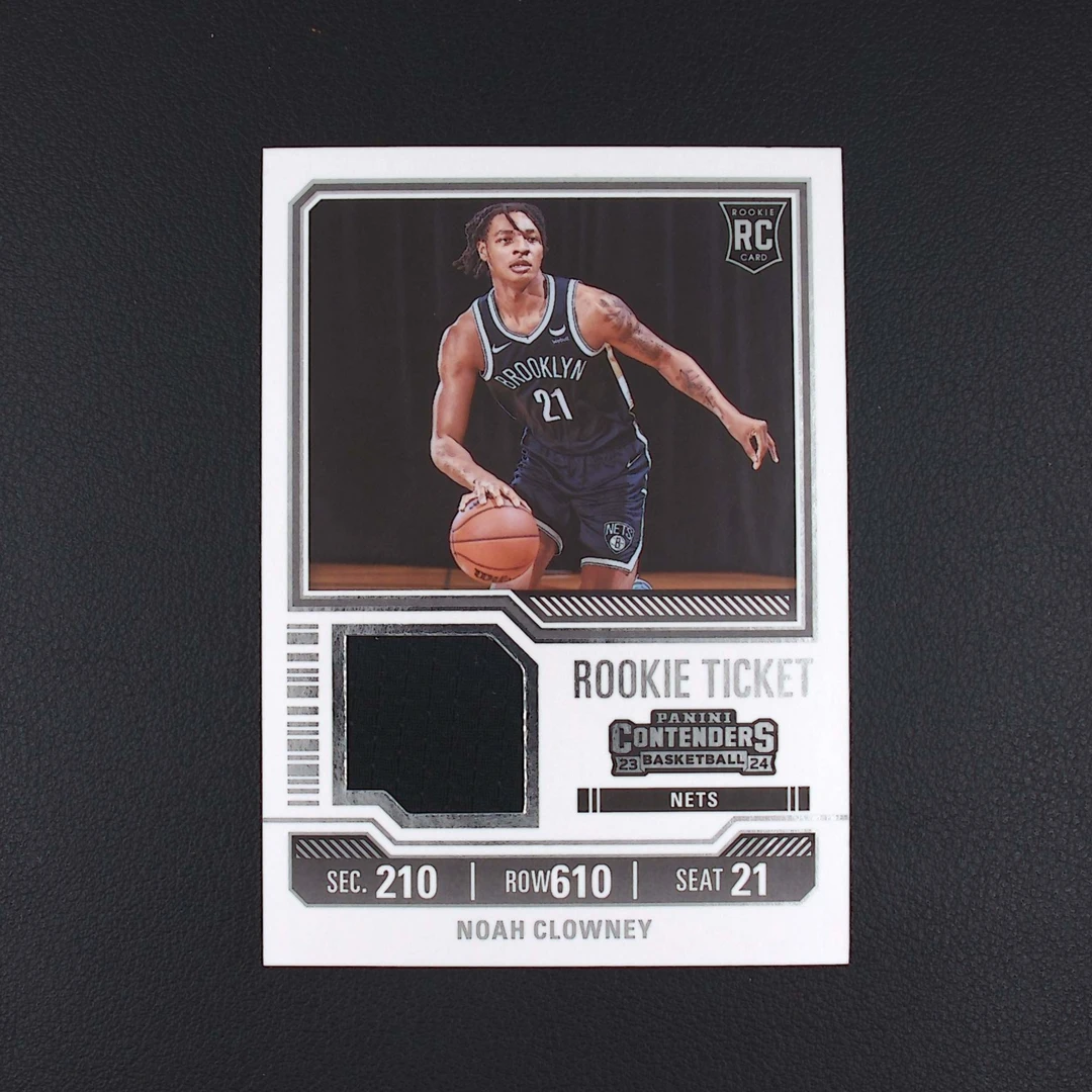 诺亚·克洛尼 编  Contenders   帕尼尼NBA国宝手提签字球星卡