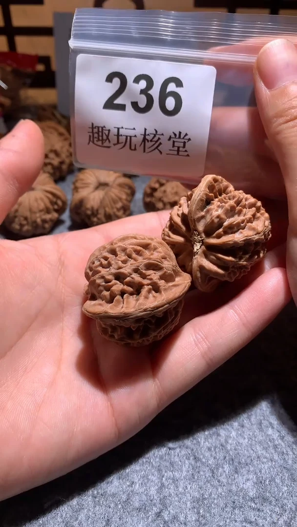 把件文玩核桃【趣玩核堂】236 号，41左右宫灯