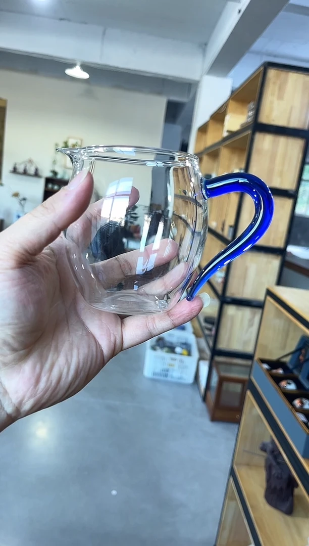 大容量玻璃公杯（蓝把），冲单福利