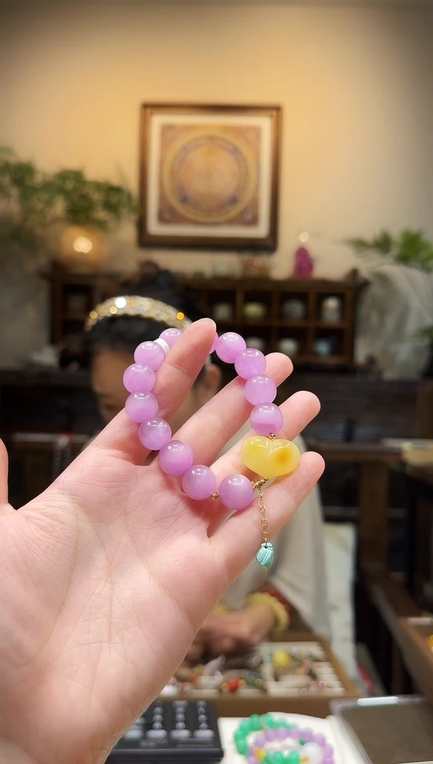 未镶嵌锂辉石手链手链
