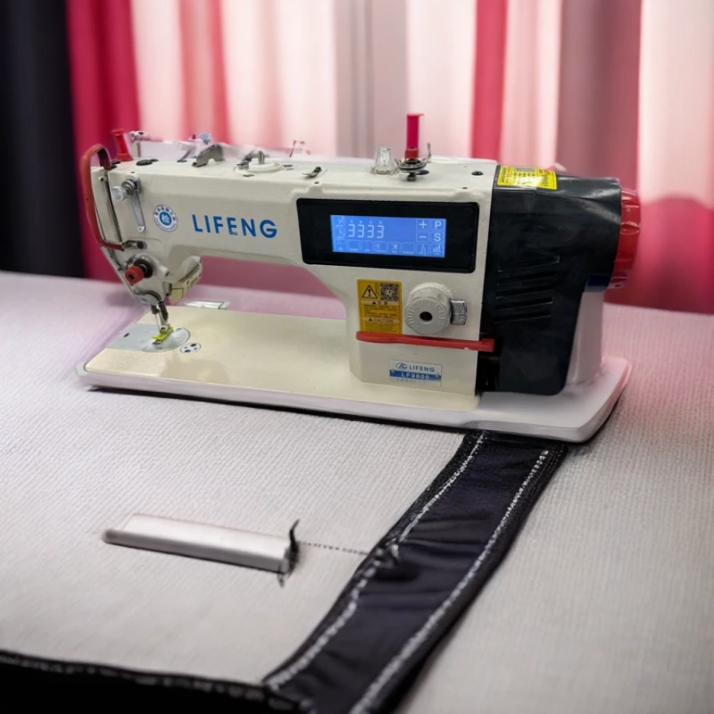 9新  汗马触摸屏新款电脑缝纫机工业全自动剪线抬压脚平缝机家用