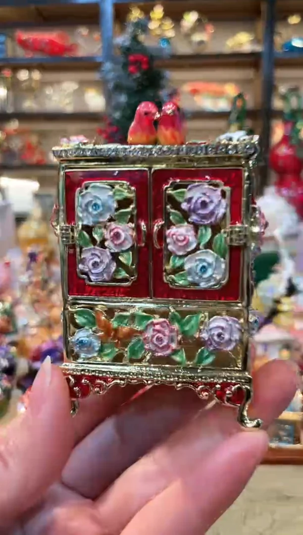 【闪购商品】精致珐琅彩首饰盒