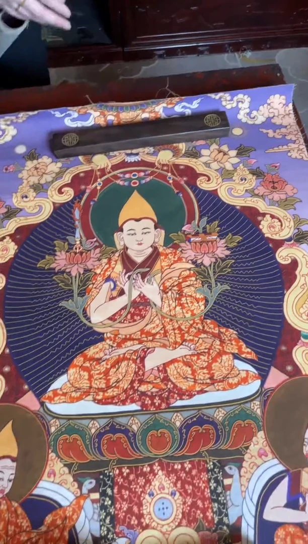 卷轴画手绘唐卡086