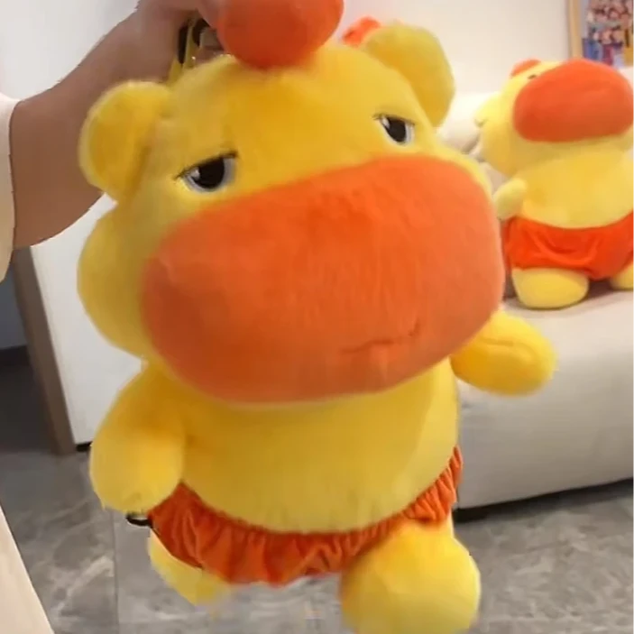 【艺凡】 水豚噜噜书包跑跑书包毛绒可爱情侣书包