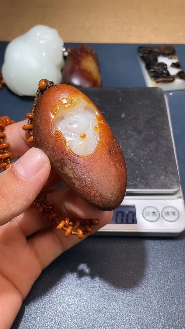 颈饰未镶嵌和田玉周*HX