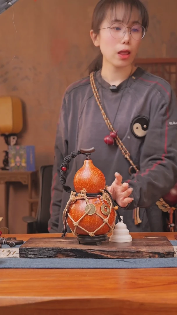 1017号链接精品大漆葫芦现货现发[一物一拍]